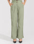 TEXTURED WIDE LEG PANTS